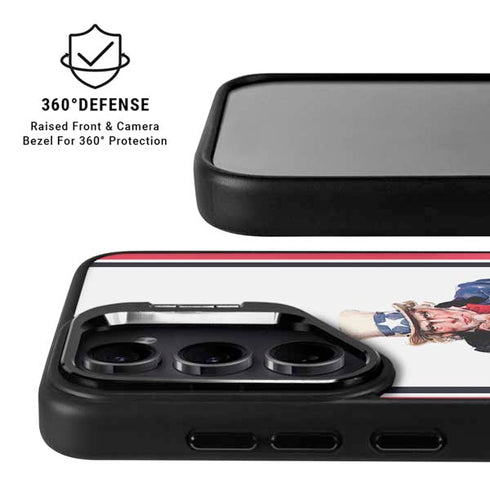 Uncle Sam Vintage War Poster Galaxy S24 Plus Kickstand Case
